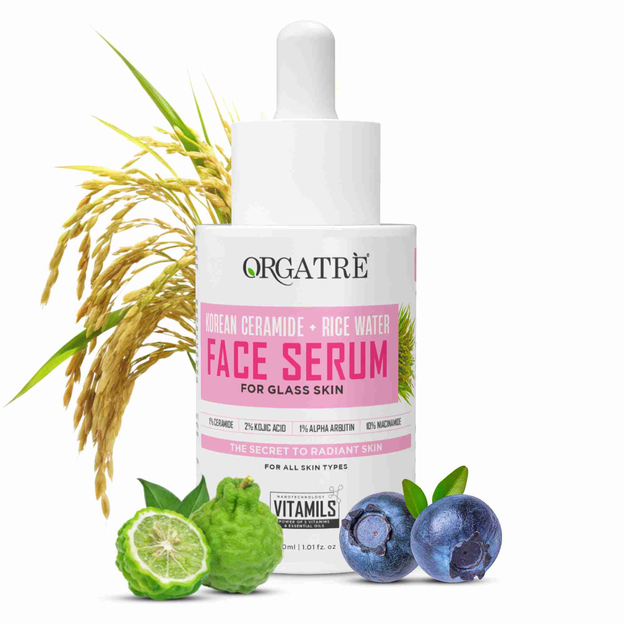 Korean Ceramide + Rice Water Face Serum