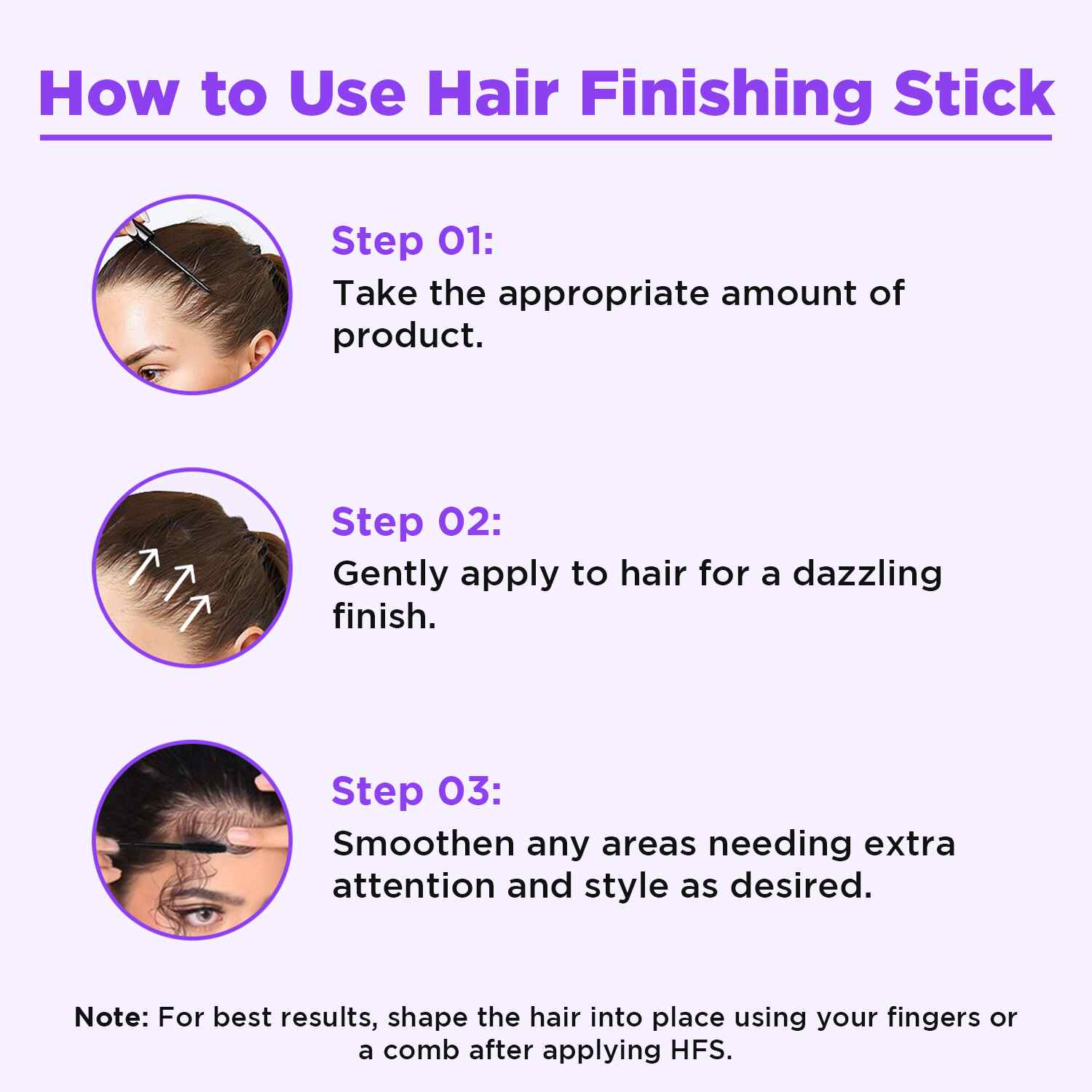 Orgatre Hair Finishing and Touch Up Stick Combo