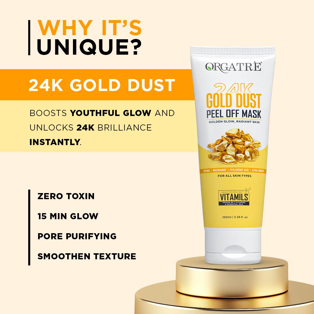 24K Gold Dust Peel Off Mask