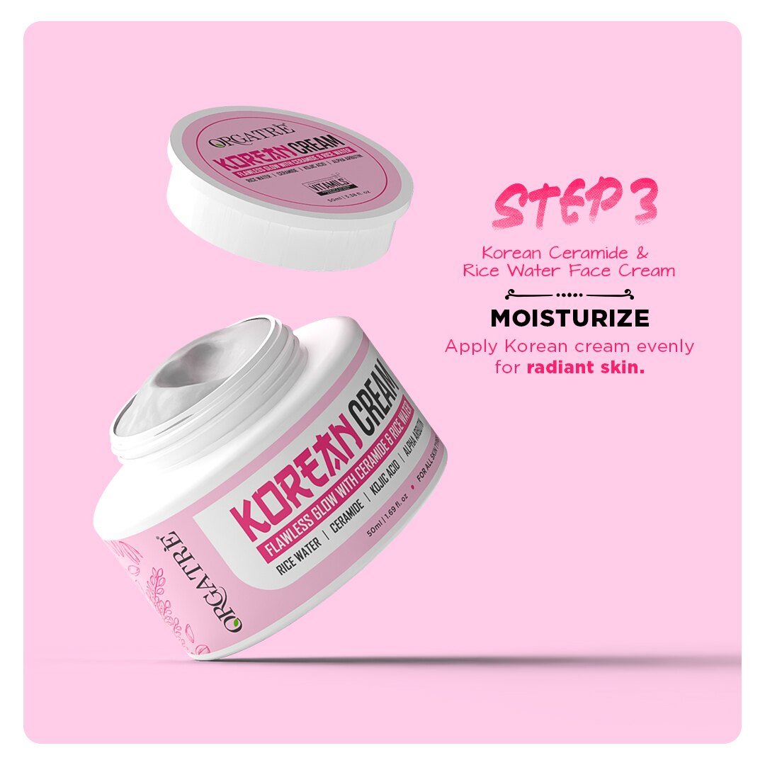 Korean Rice & Ceramide 3 Step Skincare Gift Set