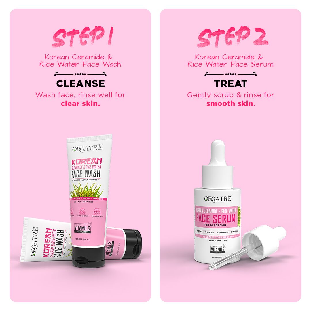 Korean Rice & Ceramide 4 Step Skincare Gift Set