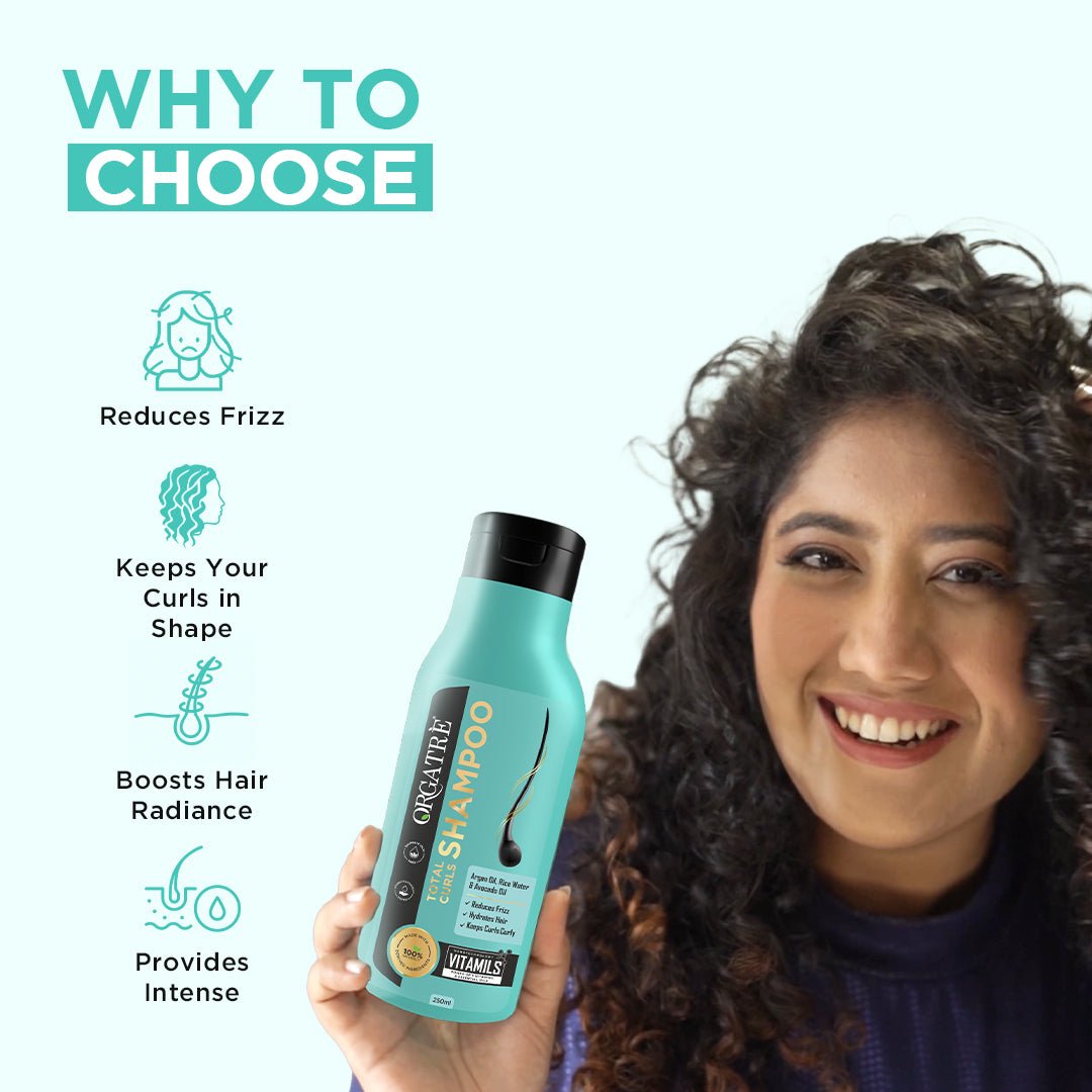 Total Curls Shampoo - Nourishing Shampoo for Gorgeous Curls