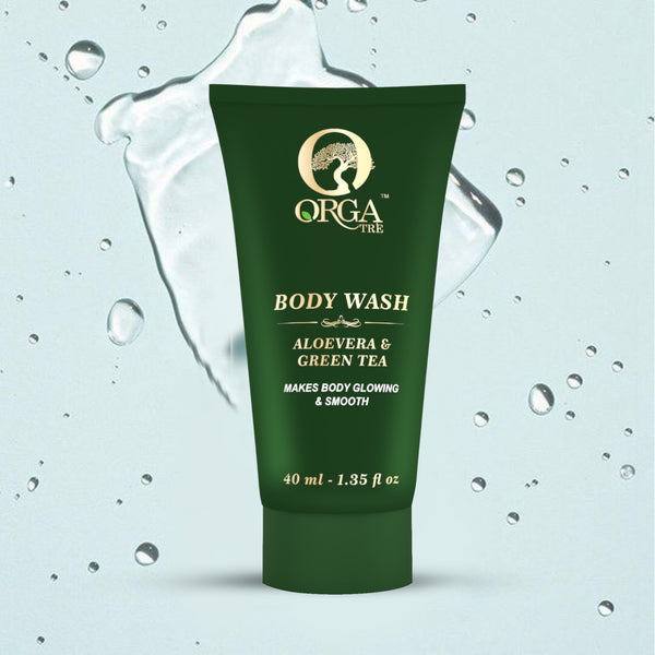 Body Wash Mini Powered with Aloe Vera and Green Tea