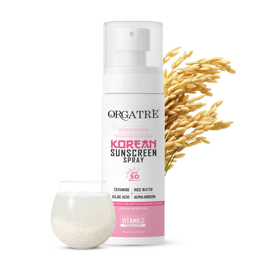 Korean Ceramide + Rice Water Sunscreen Spray SPF 50 PA++++ - 50 ml