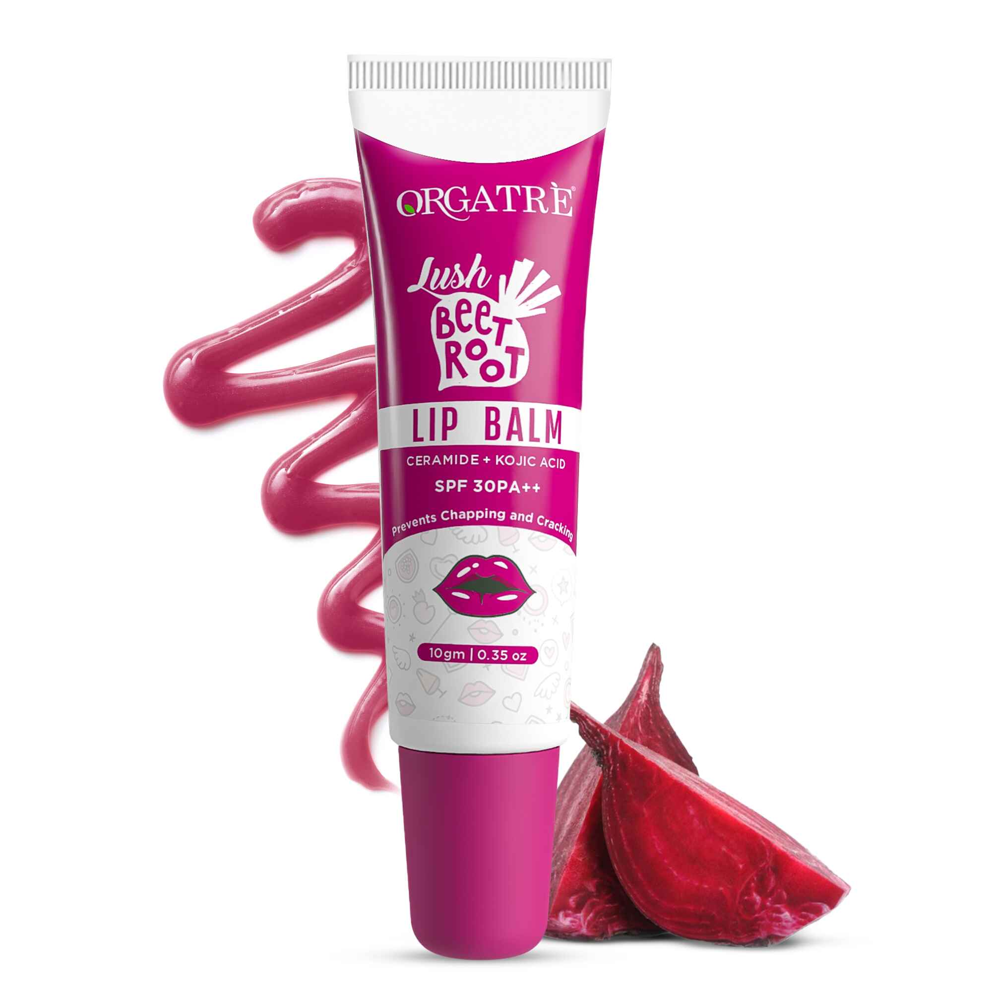 Lush Beetroot Lip Balm with SPF 30PA++