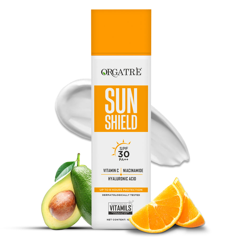 Niacinamide + Hyaluronic Acid | Sun Shield Sunscreen SPF 30 PA++ - 100 gm