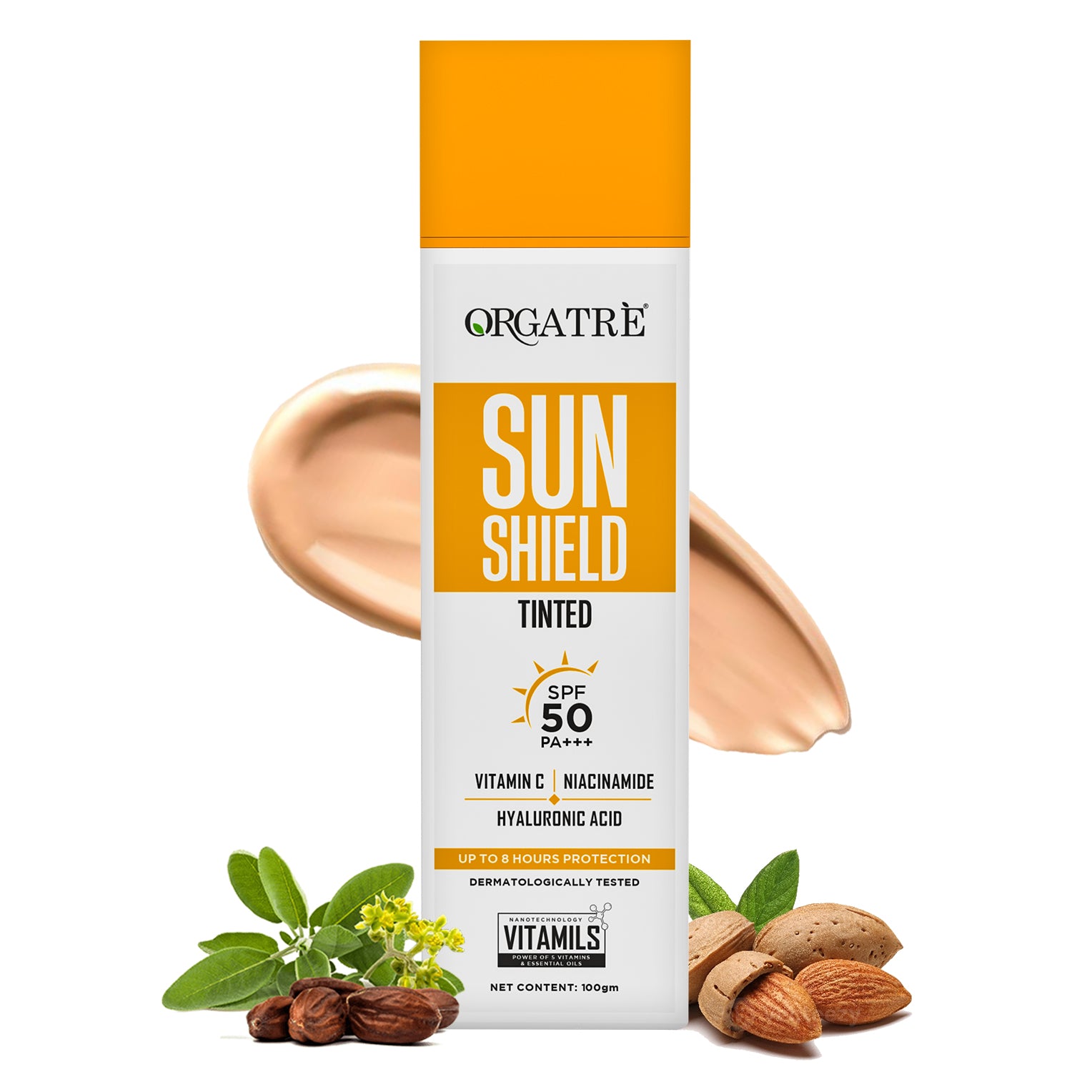 Niacinamide + Hyaluronic Acid | Tinted Sun Shield Sunscreen SPF 50 PA++++