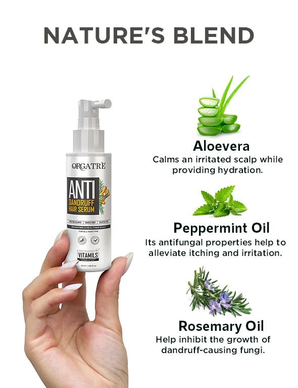 Anti Dandruff Hair Serum for Itchy Scalp