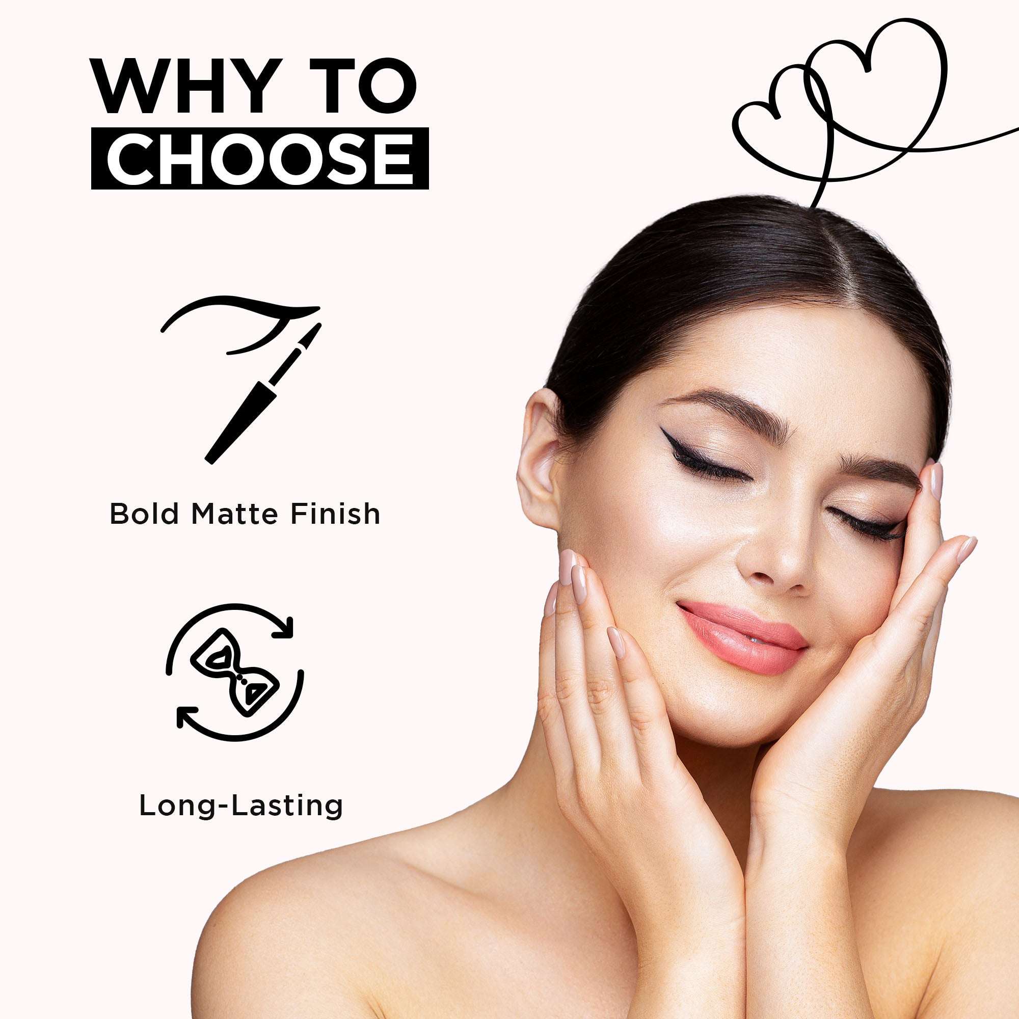 BoldGaze Black Eyeliner | Waterproof, Smudge-Proof, Long-Lasting