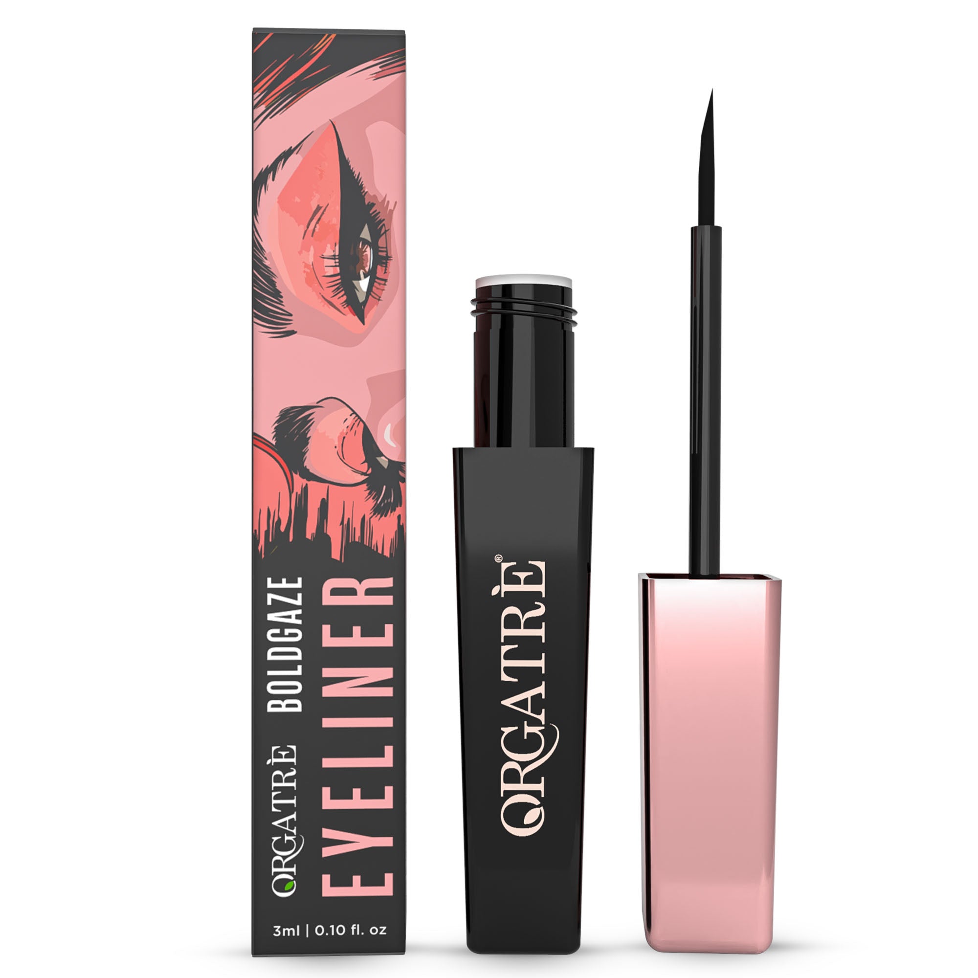 BoldGaze Black Eyeliner | Waterproof, Smudge-Proof, Long-Lasting