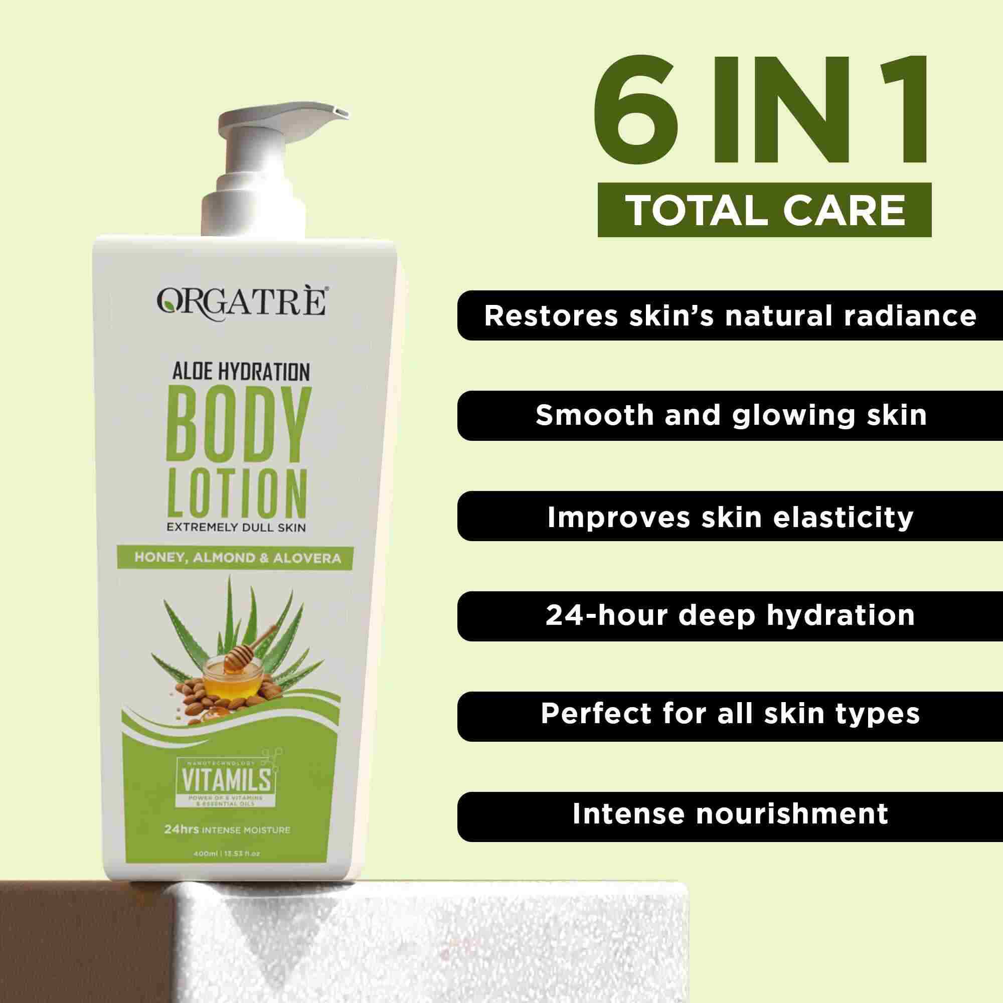 Aloe Hydration Body Lotion with Honey | 24-Hour Intense Moisture