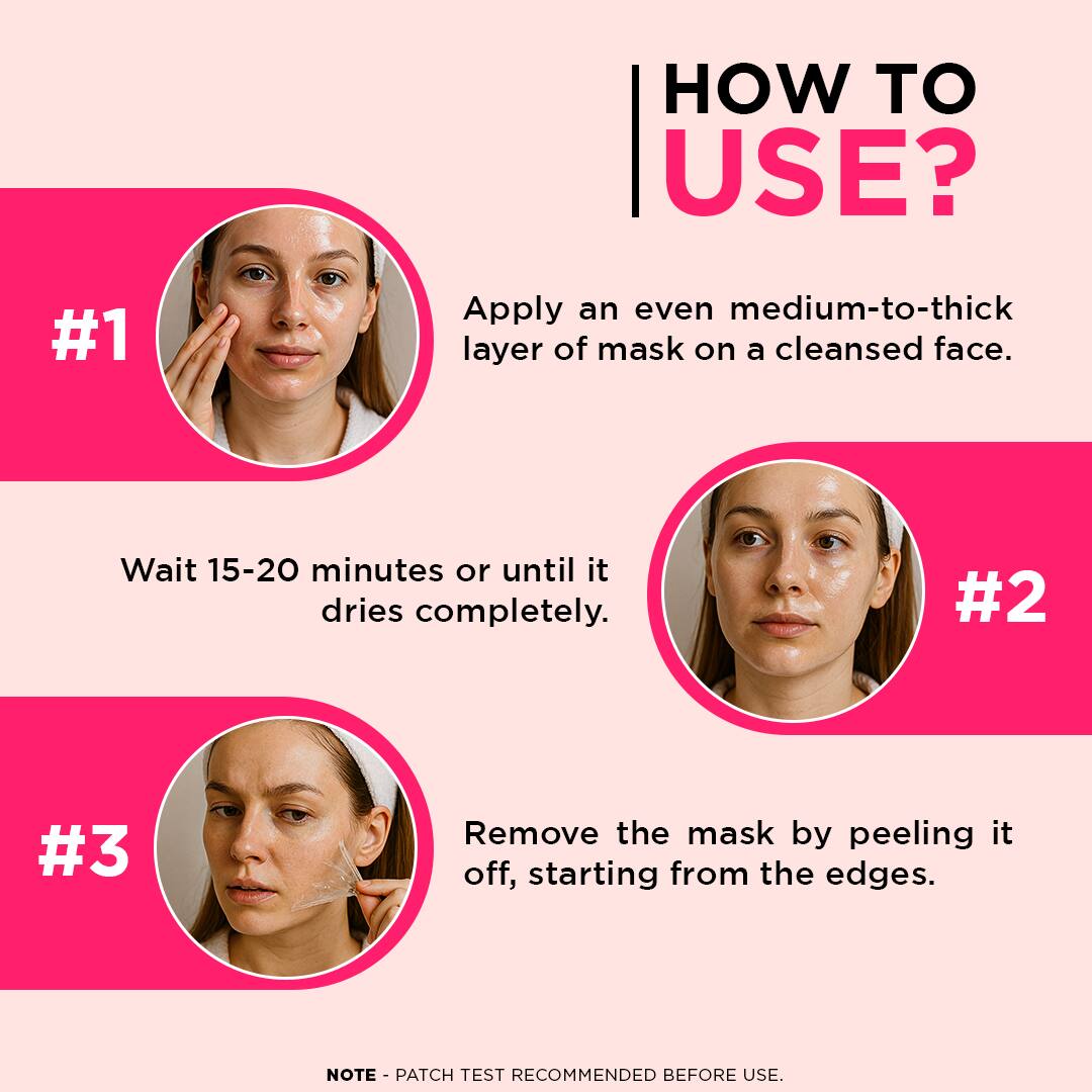 Korean Ceramide + Rice Water Peel Off Mask