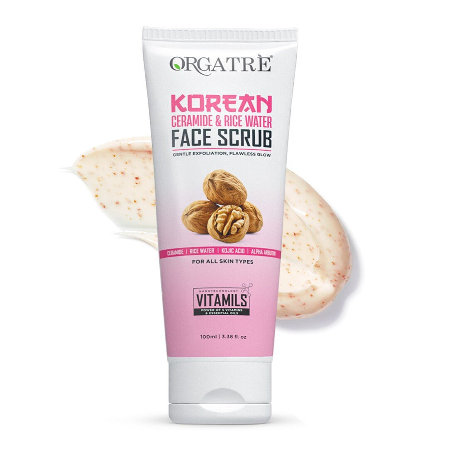 Korean Ceramide + Rice Water Face Scrub - 100 ml