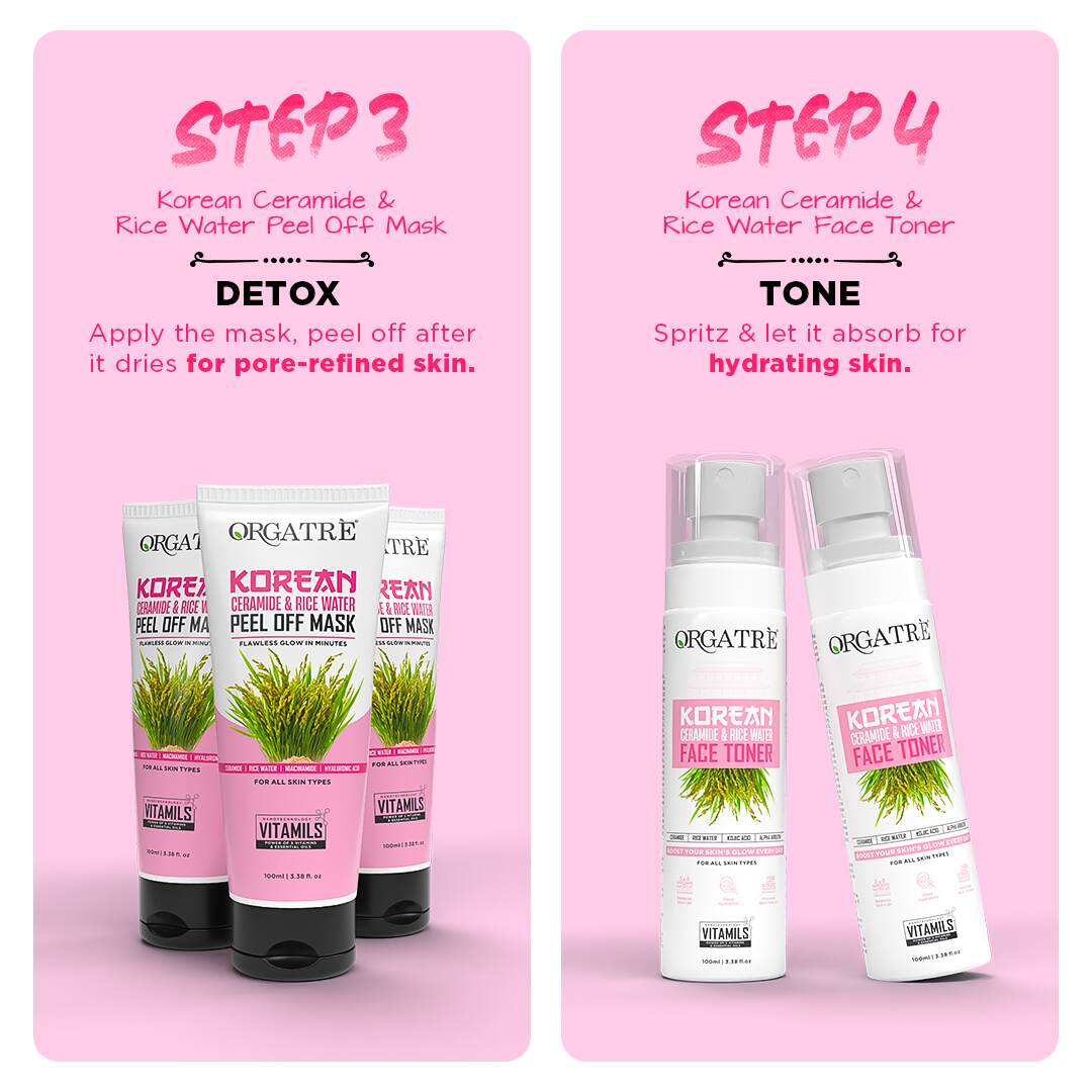 Korean Rice & Ceramide 7 Step Skincare Gift Set