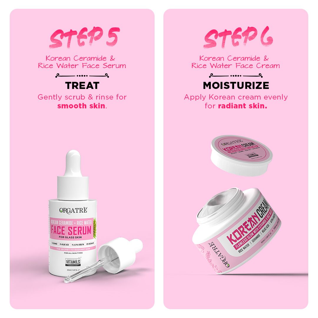 Korean Rice & Ceramide 7 Step Skincare Gift Set