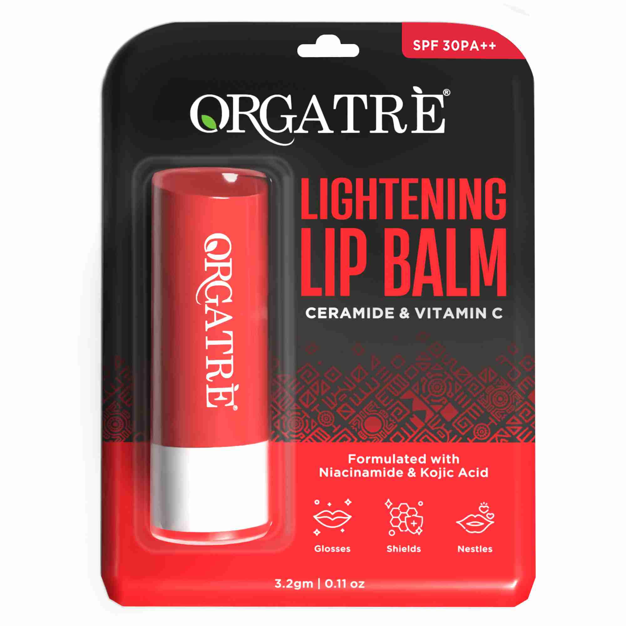 Buy Ceramide & Vitamin C Lightening Lip Balm with SPF 30 PA++ | Lip Balm for Dark Lips Orgatre Buy Ceramide & Vitamin C Lightening Lip Balm with SPF 30 PA++ | Lip Balm for Dark Lips Orgatre