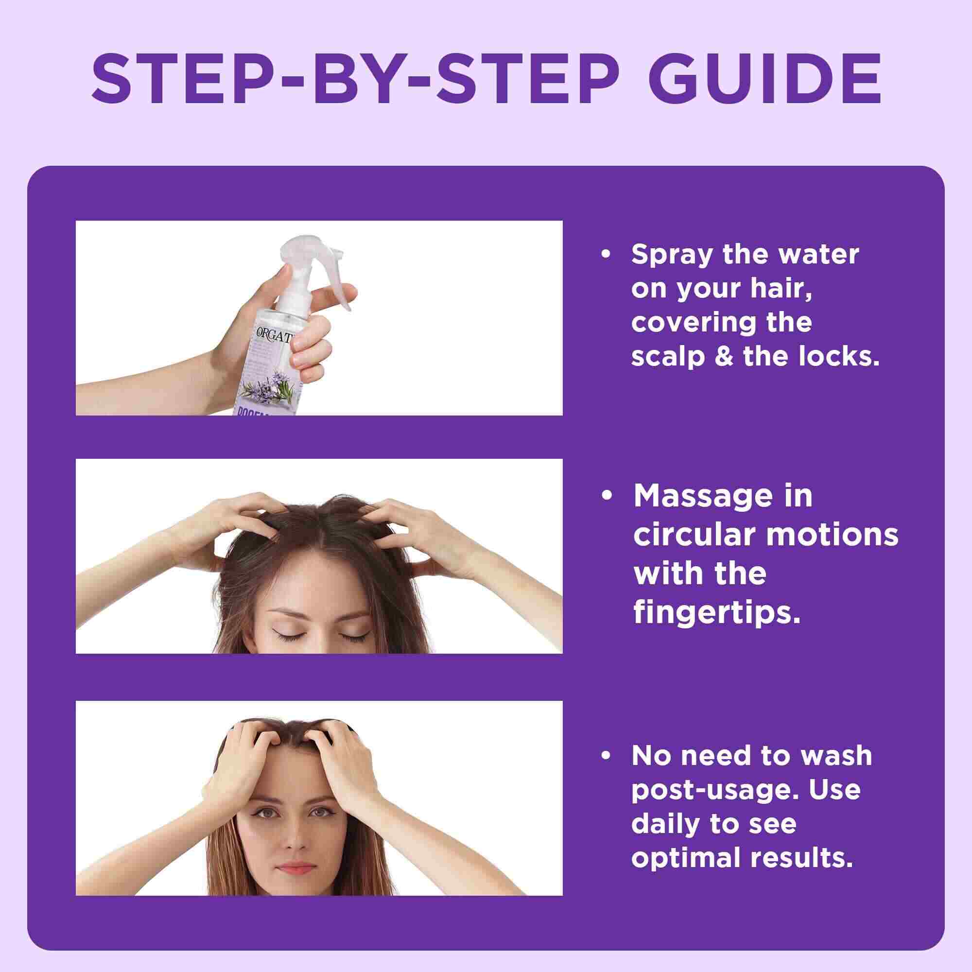 Rosemary Water Spray for Hair Growth