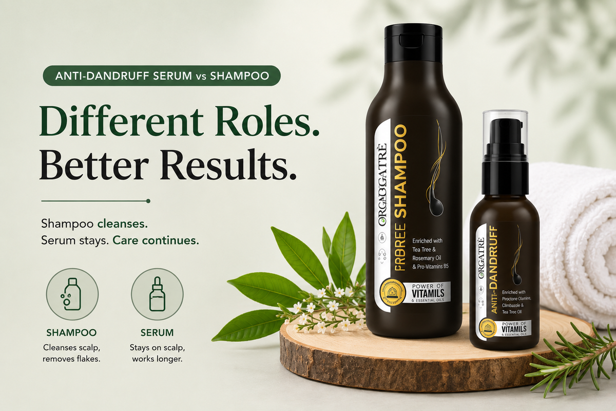 Anti-Dandruff Serum vs Shampoo: Why a Serum Reaches What Shampoo Washes Away