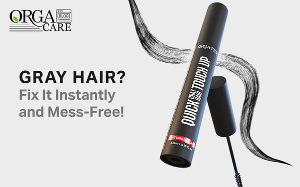 Last-Minute Gray Hair Fixes with Quick and Mess-Free Gray Hair Touch Up Stick