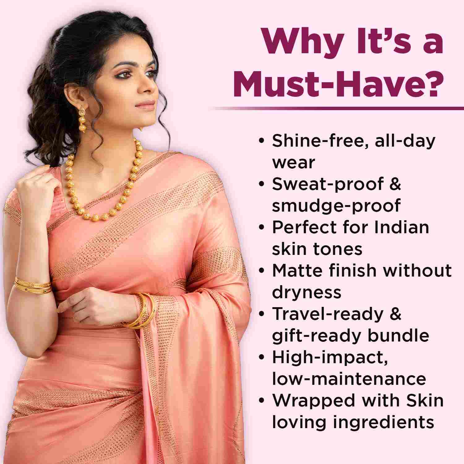 Festive Ready Long-lasting Matte Perfection Kit (Desi Edit)