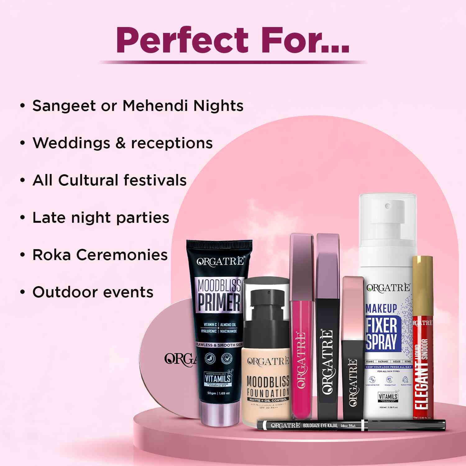 Festive Ready Long-lasting Matte Perfection Kit (Desi Edit)