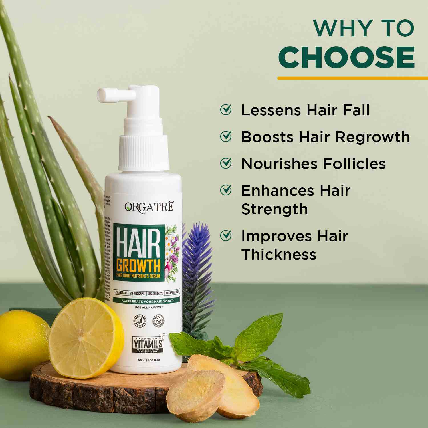 3% Redensyl + 3% Procapil Hair Growth Serum