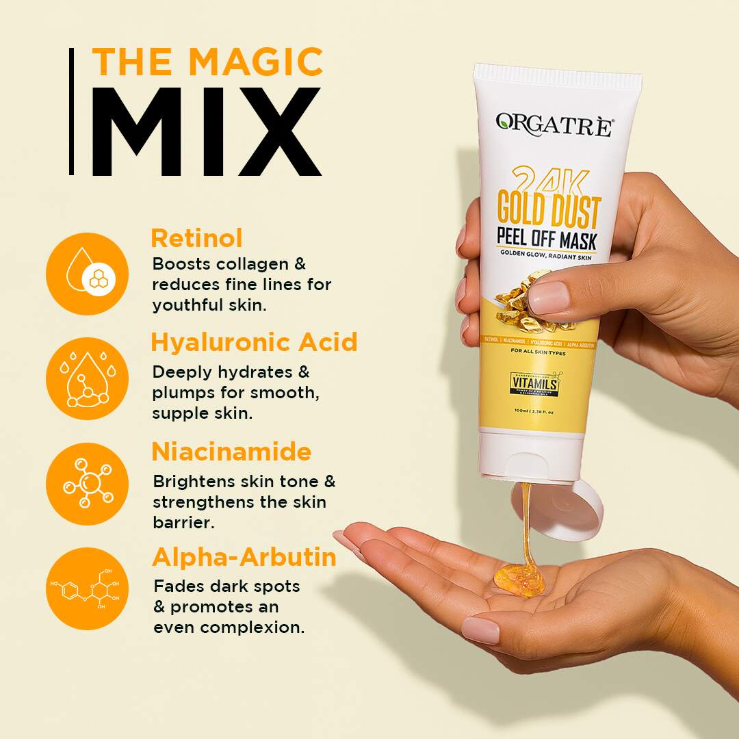 24K Gold Dust Peel Off Mask