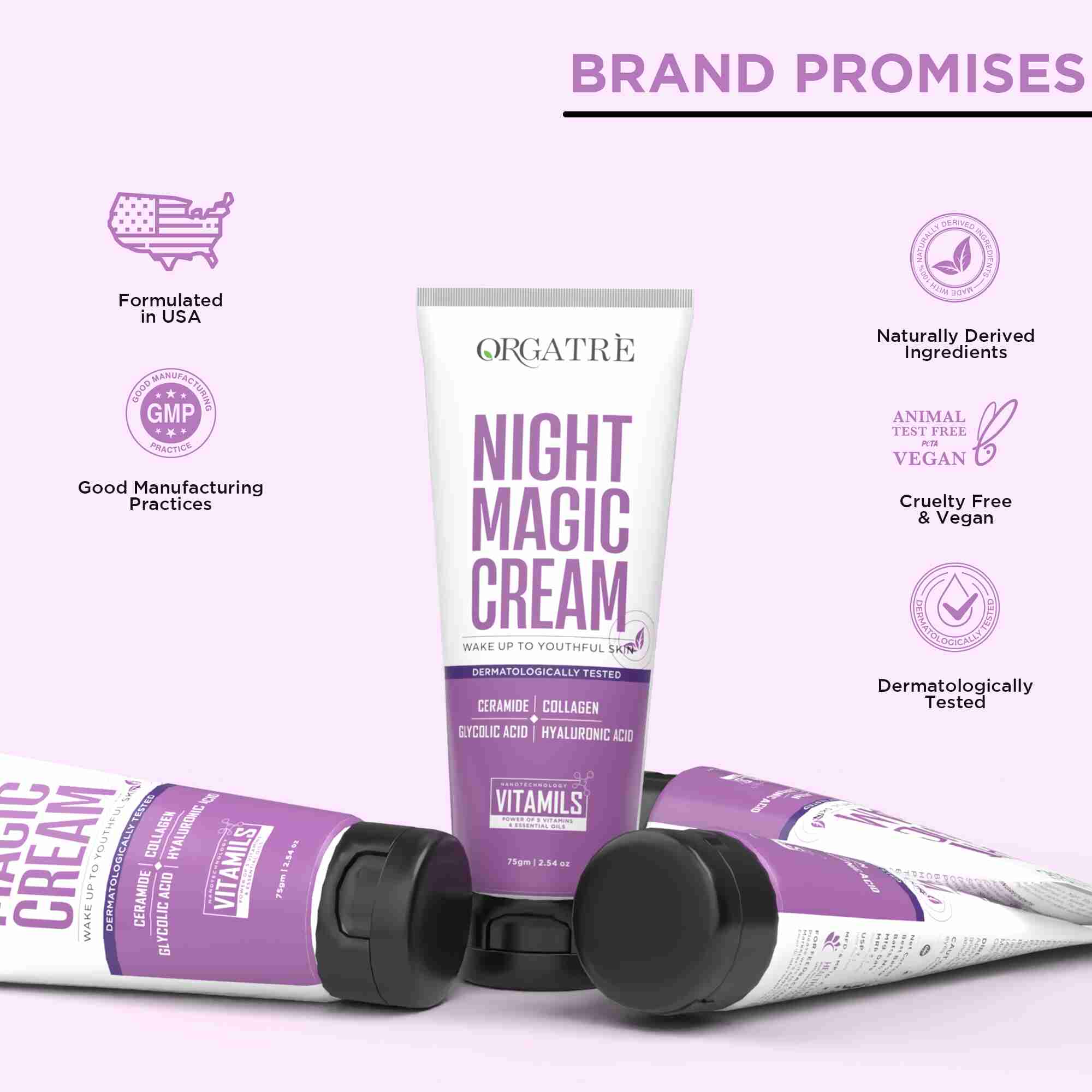 Buy Online Night Magic Cream | Anti-Aging Face Cream with Ceramide