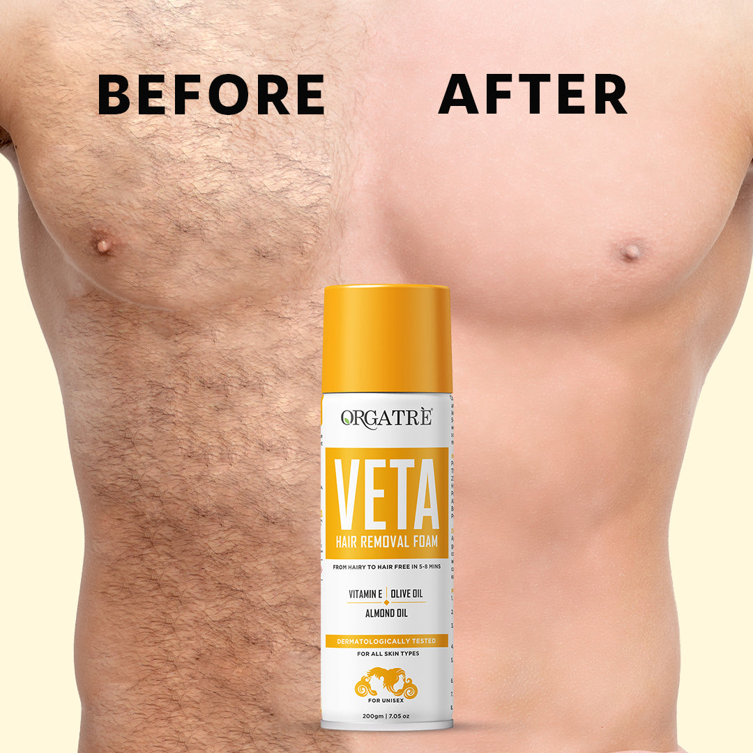 Veta Hair Removal Foam Spray | Easy Application