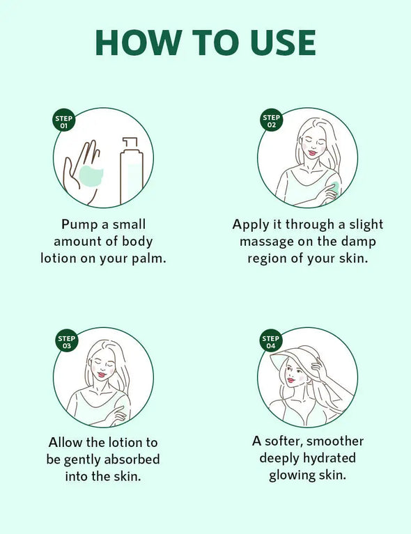 How to use body lotion