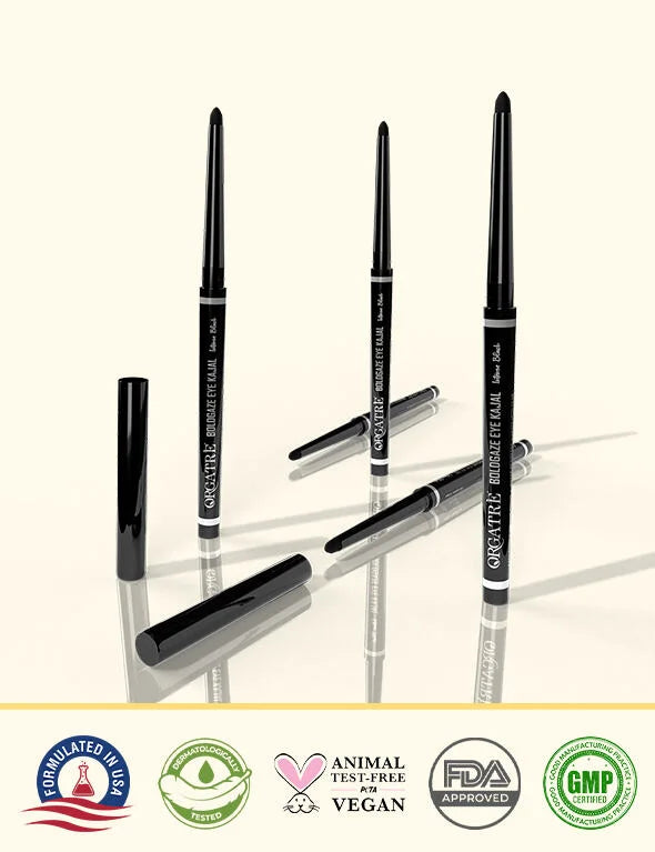 Intense Waterproof Boldgaze Eye Kajal - Long-Lasting, Smudge-Proof Formula | Bold & Beautiful Eyes