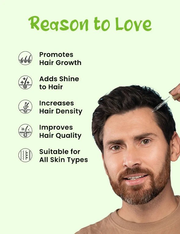 Orgatre Hair Growth Serum 2.0 (30ml) | Anti Hair Fall Serum for Beard and Scalp