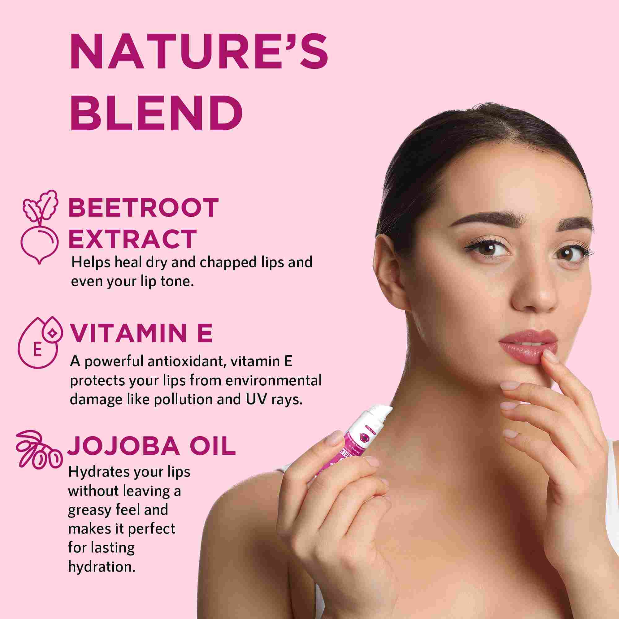 Love Beetroot Lip Balm with SPF 30PA++