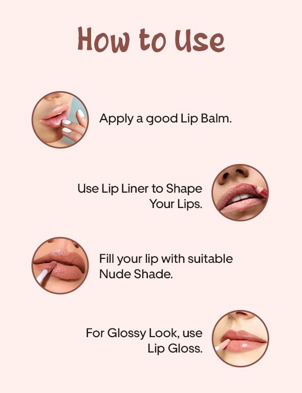 Orgatre Lush Lips 5 in 1 Multicolor Nude Matte Liquid Lipstick With Gloss (9ml)