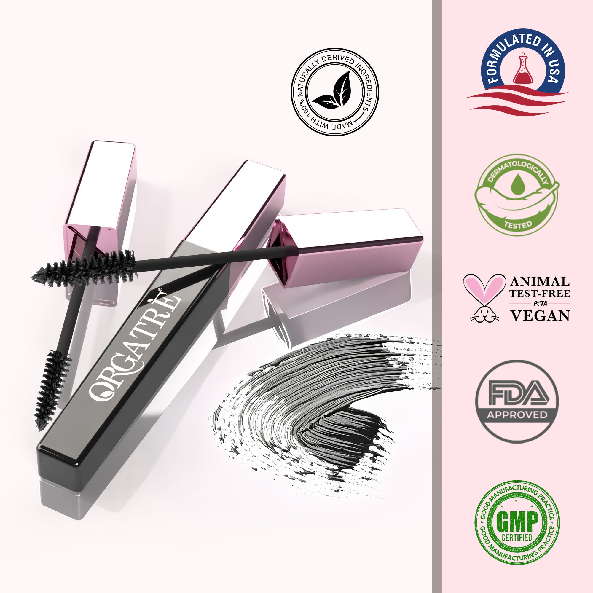 Boldgaze Waterproof Volumizing Mascara | Long-Lasting & Smudge-Proof Mascara