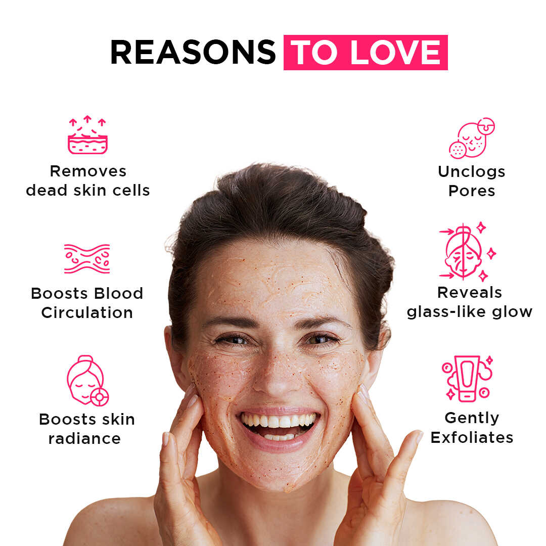 Korean Ceramide + Rice Water Face Scrub