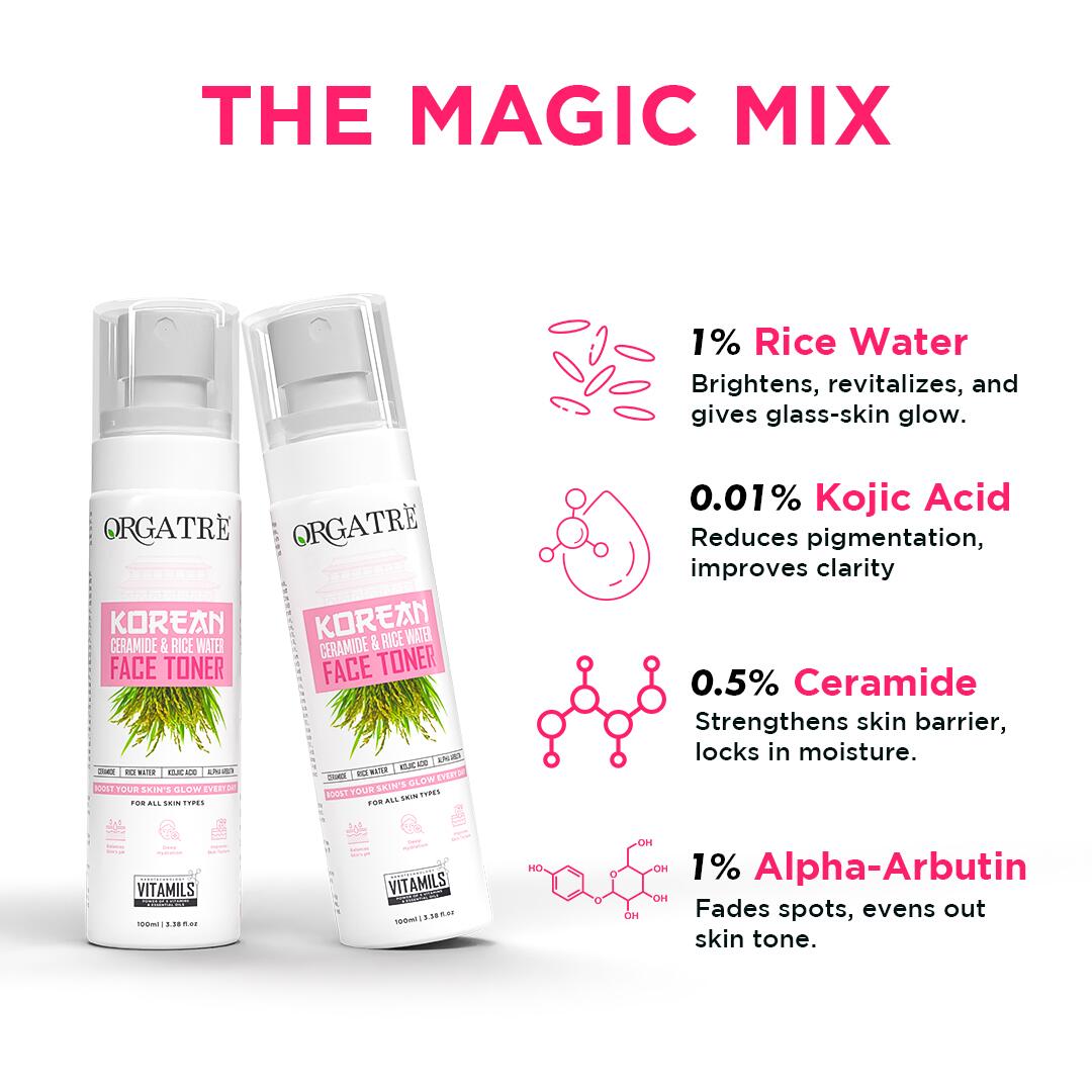 Korean Ceramide + Rice Water Face Toner
