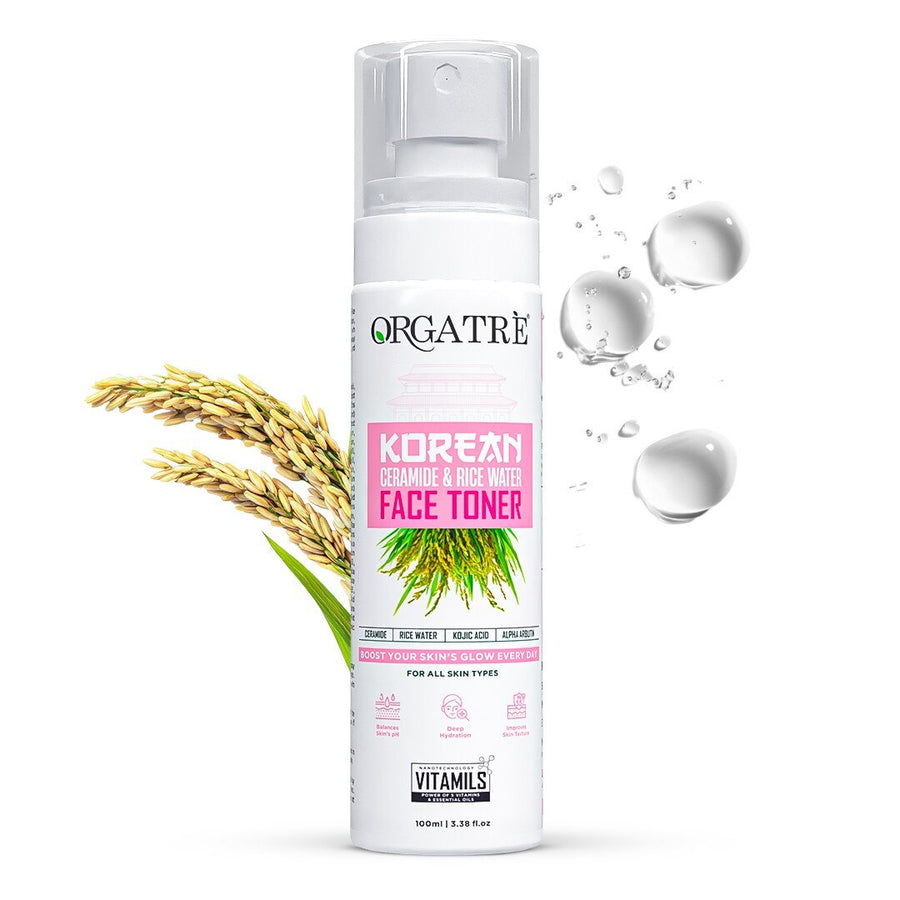 Korean Ceramide + Rice Water Face Toner - 100 ml