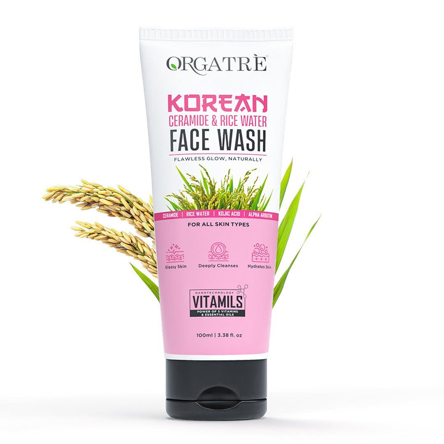 Korean Ceramide + Rice Water Face wash - 100 ml