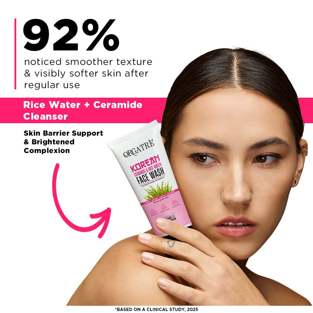 Korean Ceramide + Rice Water Face wash